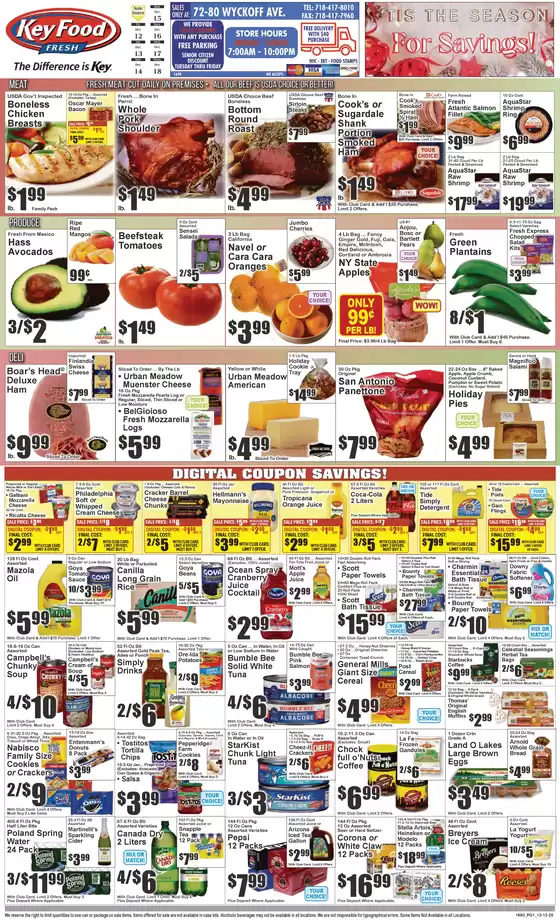 Key Food catalogue in Mount Pleasant SC | Exclusive deals for our customers | 2025-12-16T00:00:00.000Z - 2025-12-30T00:00:00.000Z