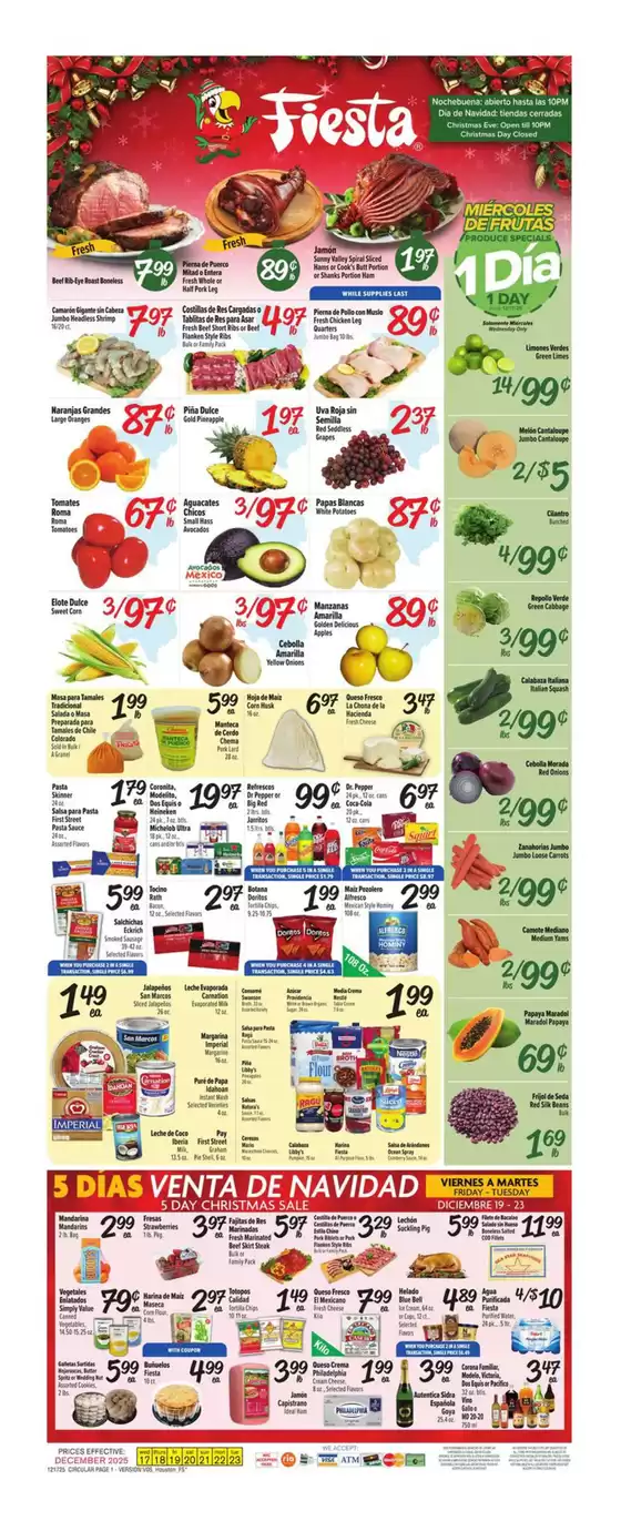 Fiesta Mart catalogue in Oceanside NY | Top deals and discounts | 2025-12-17T00:00:00.000Z - 2025-12-23T00:00:00.000Z