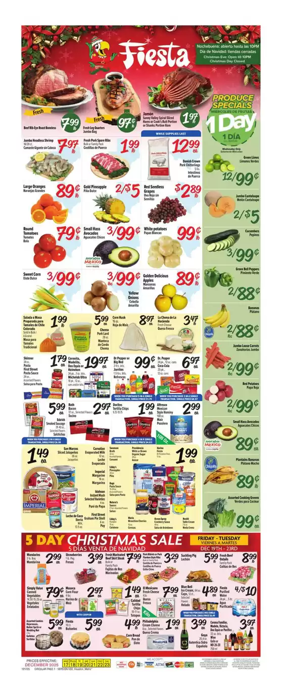 Fiesta Mart catalogue in Oceanside NY | Current special promotions | 2025-12-17T00:00:00.000Z - 2025-12-23T00:00:00.000Z