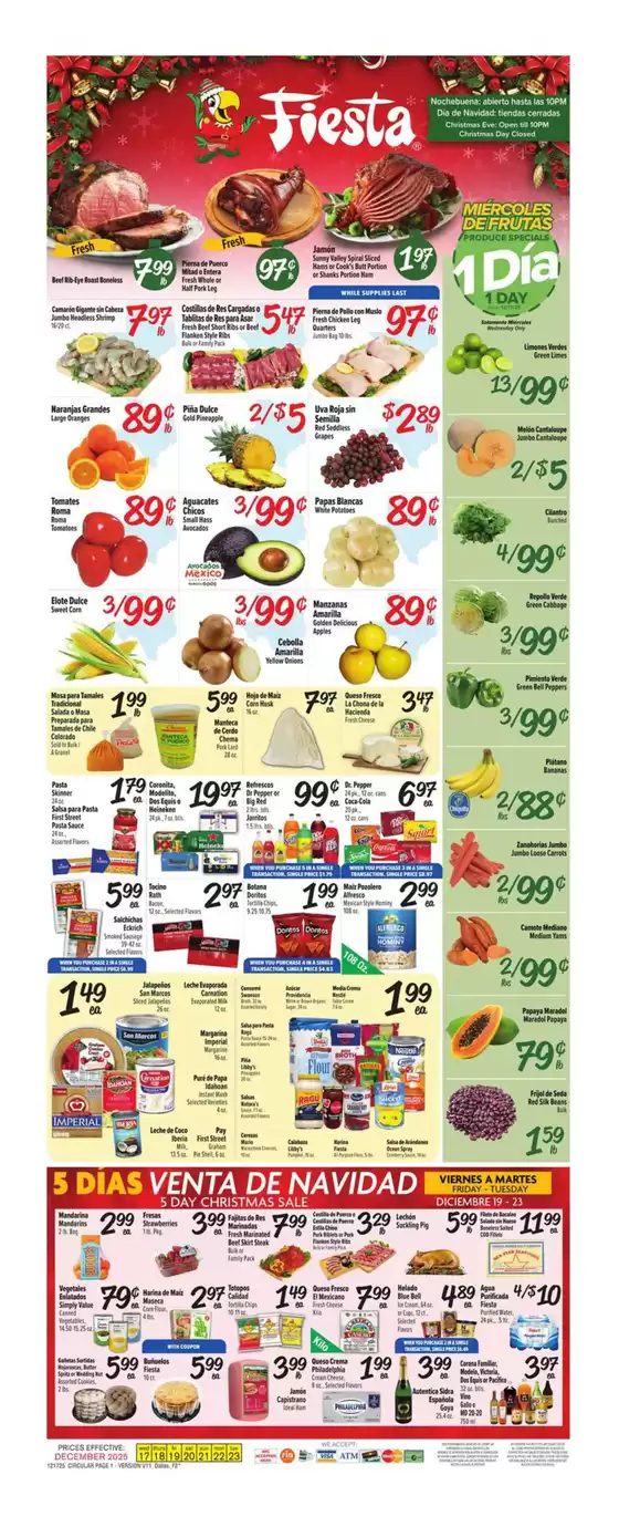 Fiesta Mart catalogue in Oceanside NY | Top deals for all customers | 2025-12-17T00:00:00.000Z - 2025-12-23T00:00:00.000Z