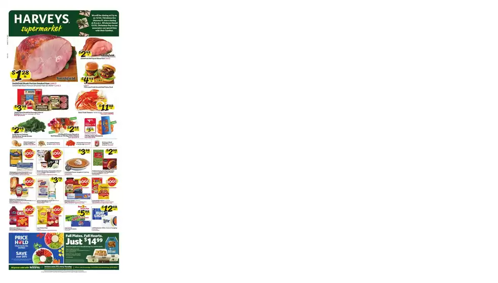 Harveys Supermarkets catalogue in Oceanside NY | Top deals for all customers | 2025-12-17T00:00:00.000Z - 2025-12-24T00:00:00.000Z
