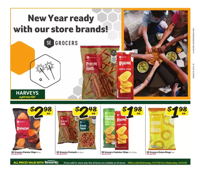 Harveys Supermarkets catalogue in Oceanside NY | In-Store Flyer | 2025-12-17T00:00:00.000Z - 2025-12-31T00:00:00.000Z