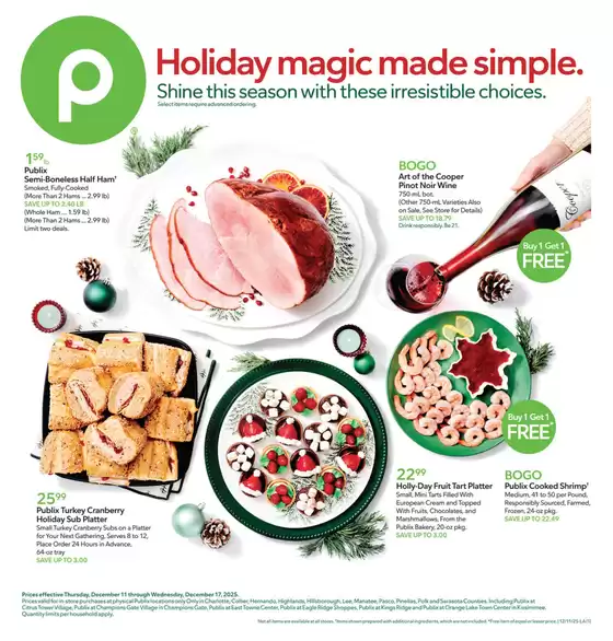 Publix catalogue in Waite Park MN | Top deals and discounts | 2025-12-11T00:00:00.000Z - 2025-12-17T00:00:00.000Z