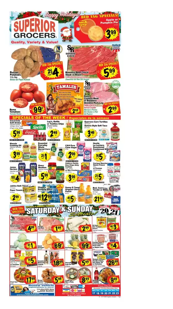 Superior Grocers catalogue in Waite Park MN | Weekly Specials | 2025-12-17T00:00:00.000Z - 2025-12-23T00:00:00.000Z