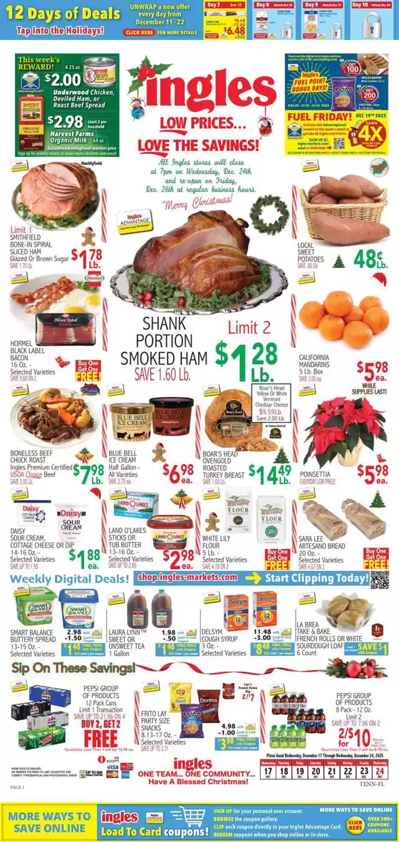 Ingles Markets catalogue in Denver CO | Exclusive bargains | 2025-12-17T00:00:00.000Z - 2025-12-24T00:00:00.000Z