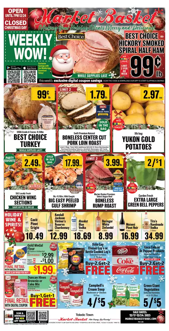 Market Basket catalogue in Duncan SC | Our best offers for you | 2025-12-17T00:00:00.000Z - 2025-12-24T00:00:00.000Z