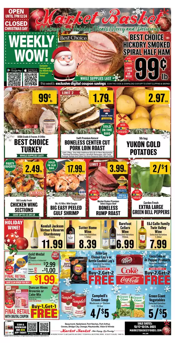 Market Basket catalogue in Duncan SC | Market Basket weekly ad | 2025-12-17T00:00:00.000Z - 2025-12-24T00:00:00.000Z