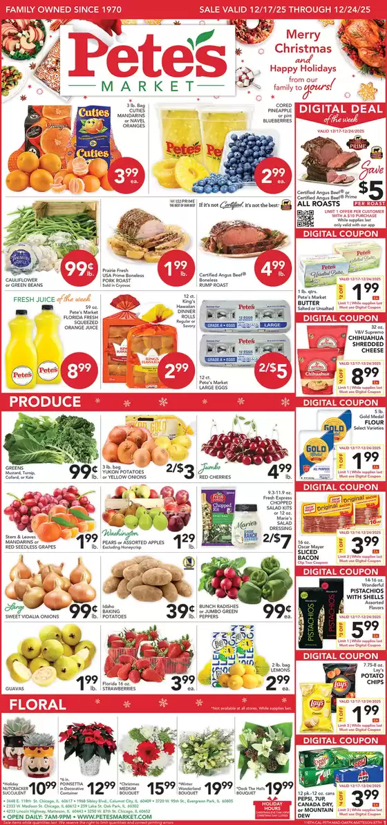Pete's Fresh Market catalogue in Sacramento CA | Our best bargains | 2025-12-17T00:00:00.000Z - 2025-12-24T00:00:00.000Z