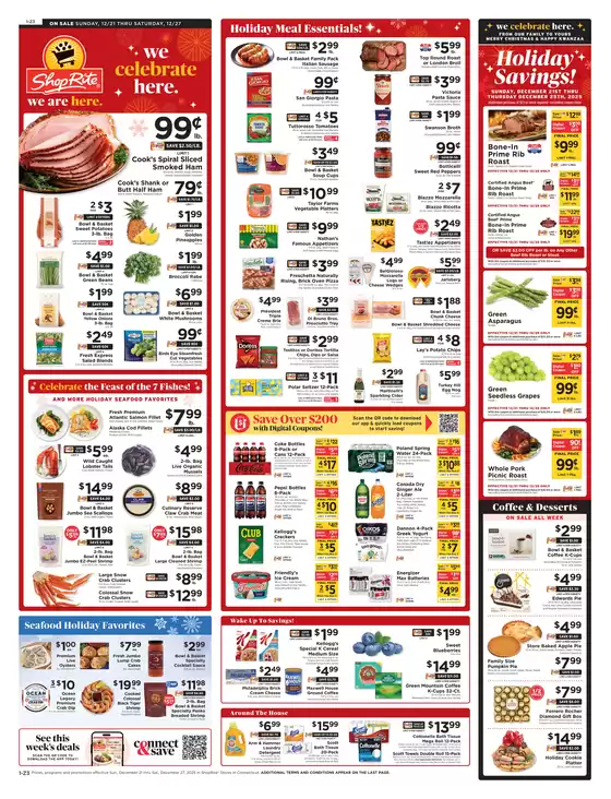 ShopRite catalogue in Phillipsburg NJ | Top offers for all bargain hunters | 2025-12-18T00:00:00.000Z - 2025-12-27T00:00:00.000Z