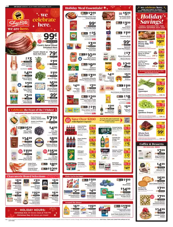 ShopRite catalogue in Sacramento CA | Offers for bargain hunters | 2025-12-18T00:00:00.000Z - 2025-12-27T00:00:00.000Z