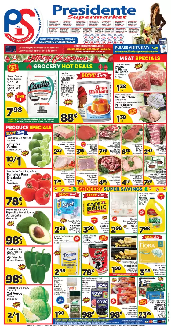 Presidente catalogue | Presidente weekly ad | 2025-12-17T00:00:00.000Z - 2025-12-30T00:00:00.000Z