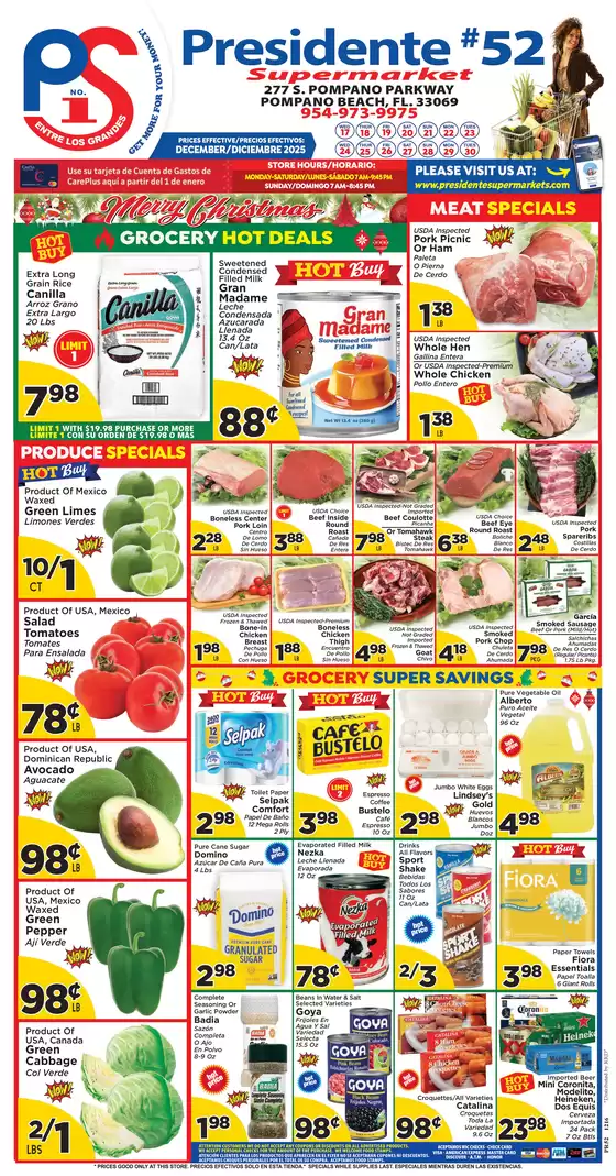 Presidente catalogue in Miami Shores FL | Great offer for bargain hunters | 2025-12-17T00:00:00.000Z - 2025-12-30T00:00:00.000Z