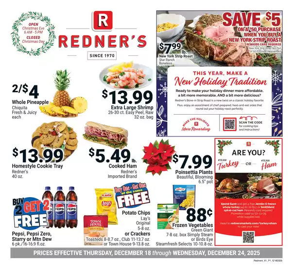 Redner's Warehouse catalogue in Lawton OK | On Sale December_18_S19 | 2025-12-18T00:00:00.000Z - 2025-12-24T00:00:00.000Z
