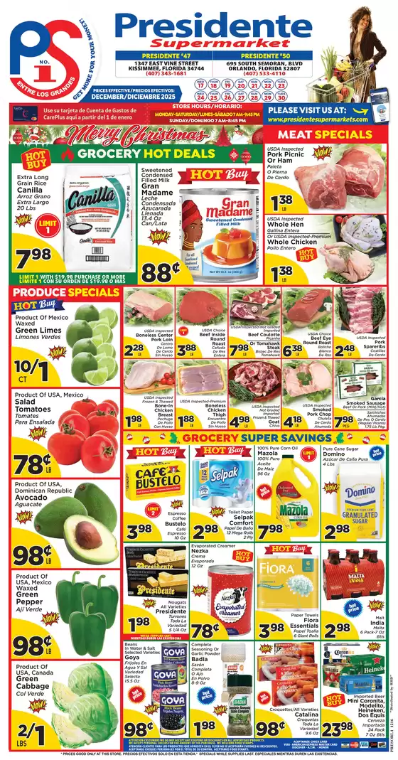 Presidente catalogue | Discover attractive offers | 2025-12-17T00:00:00.000Z - 2025-12-30T00:00:00.000Z