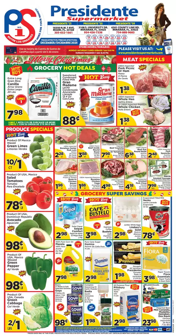 Presidente catalogue | Great offer for all customers | 2025-12-17T00:00:00.000Z - 2025-12-30T00:00:00.000Z