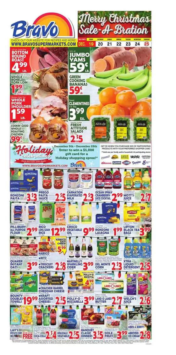 Bravo Supermarkets catalogue in Humble TX | Exclusive bargains | 2025-12-19T00:00:00.000Z - 2025-12-25T00:00:00.000Z