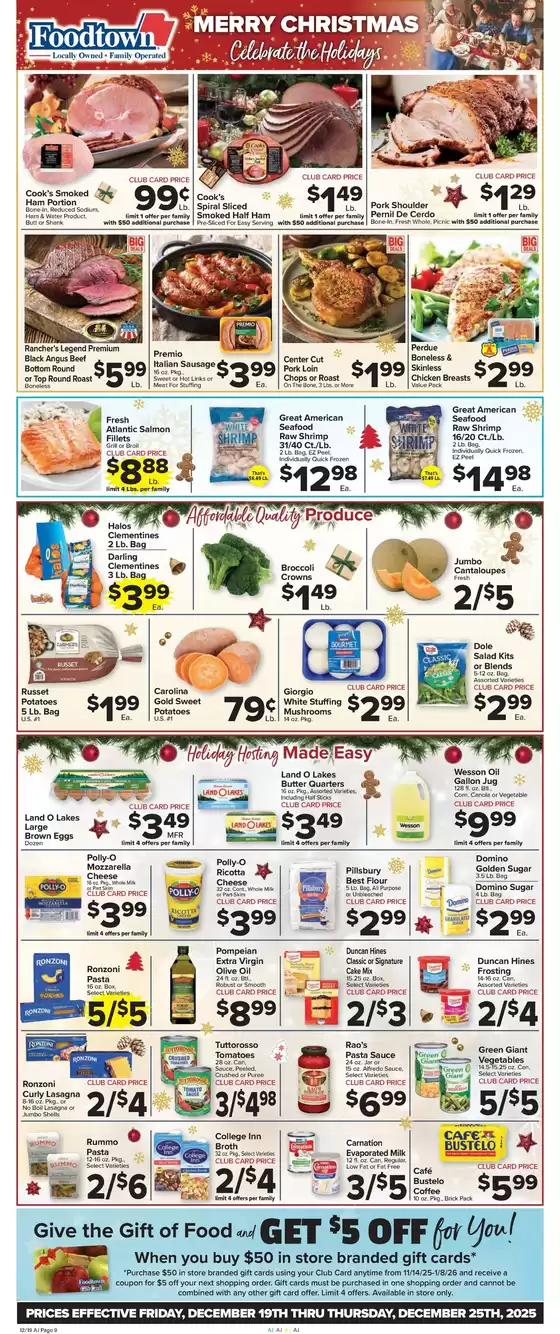 Foodtown supermarkets catalogue in Humble TX | Exclusive deals for our customers | 2025-12-19T00:00:00.000Z - 2025-12-25T00:00:00.000Z