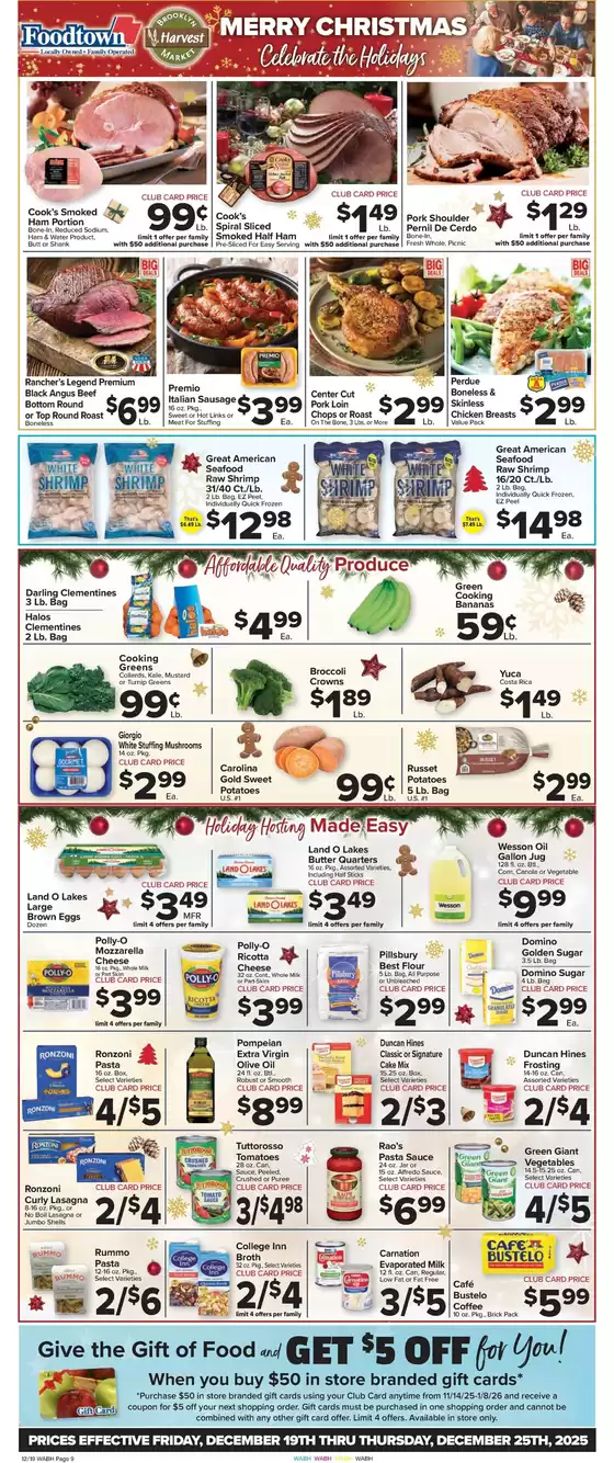Foodtown supermarkets catalogue in Humble TX | Our best bargains | 2025-12-19T00:00:00.000Z - 2025-12-25T00:00:00.000Z