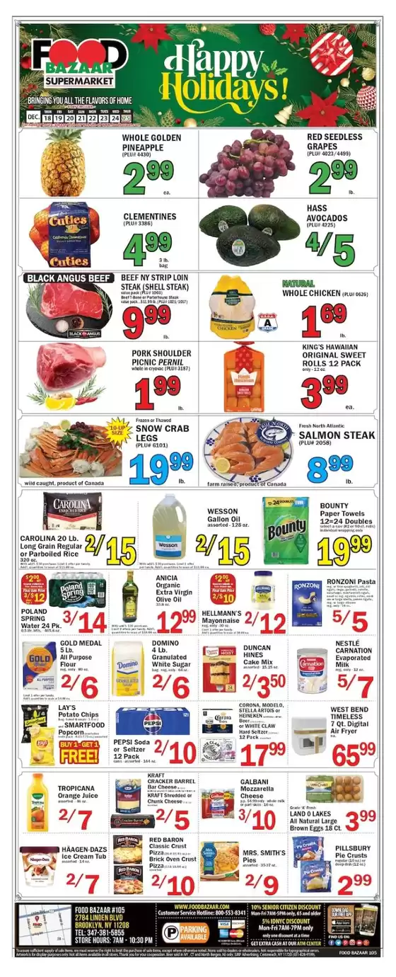 Food Bazaar catalogue in Norwalk CT | Special offers for you | 2025-12-18T00:00:00.000Z - 2025-12-24T00:00:00.000Z