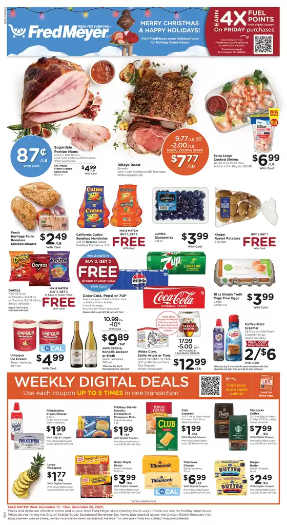 Fred Meyer catalogue in Palm Beach Gardens FL | Special offers for you | 2025-12-17T00:00:00.000Z - 2025-12-25T00:00:00.000Z