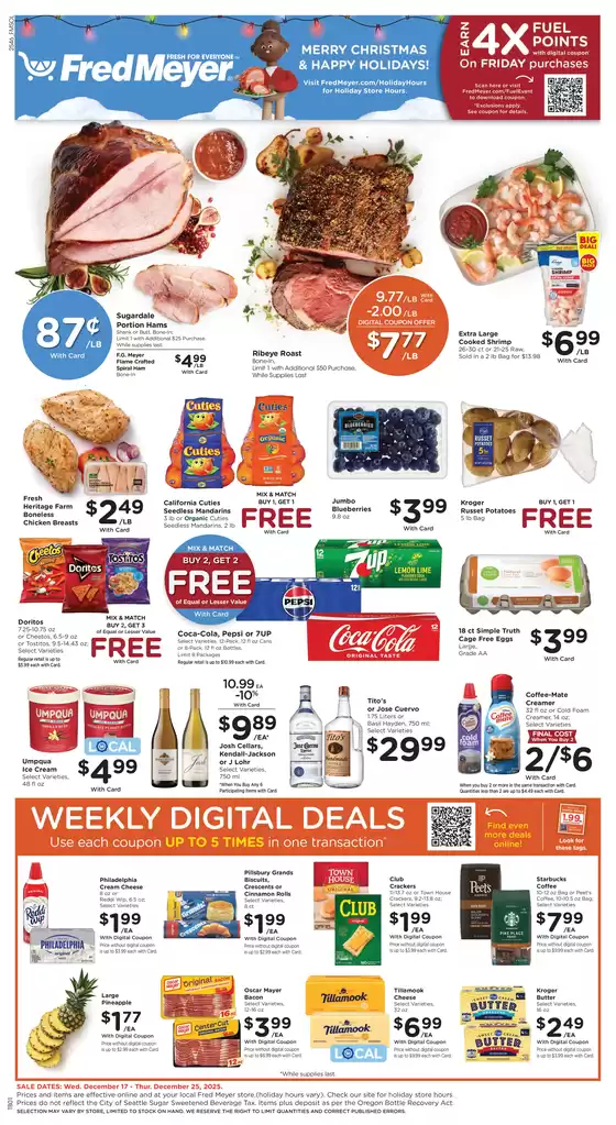 Fred Meyer catalogue in Palm Beach Gardens FL | Offers for bargain hunters | 2025-12-17T00:00:00.000Z - 2025-12-25T00:00:00.000Z