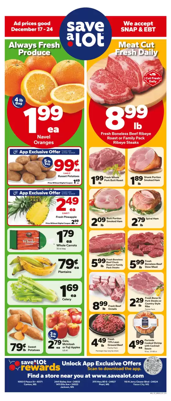 Save a Lot catalogue in Tigard OR | Current special promotions | 2025-12-17T00:00:00.000Z - 2025-12-24T00:00:00.000Z