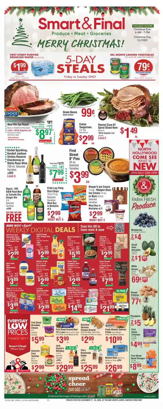 Smart & Final catalogue in Irving TX | Attractive special offers for everyone | 2025-12-19T00:00:00.000Z - 2025-12-23T00:00:00.000Z