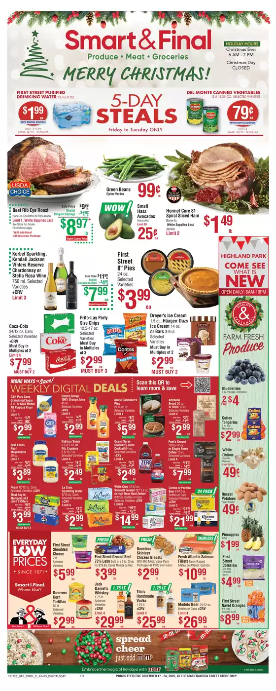 Smart & Final catalogue in Irving TX | Current deals and offers | 2025-12-19T00:00:00.000Z - 2025-12-23T00:00:00.000Z