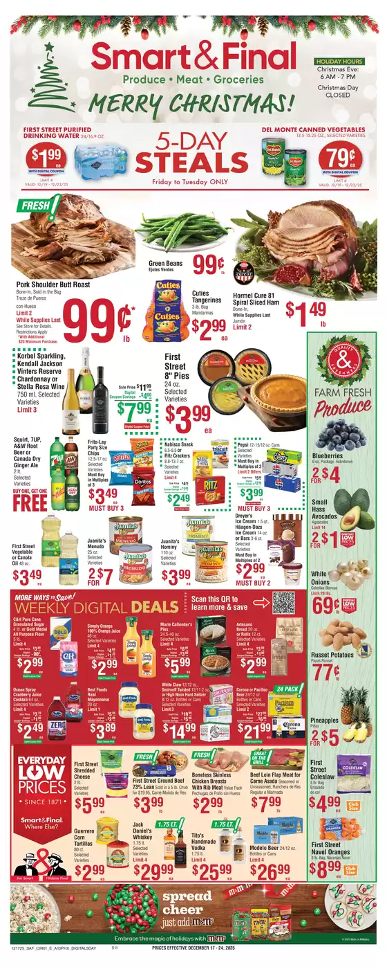 Smart & Final catalogue in Irving TX | New offers to discover | 2025-12-19T00:00:00.000Z - 2025-12-23T00:00:00.000Z