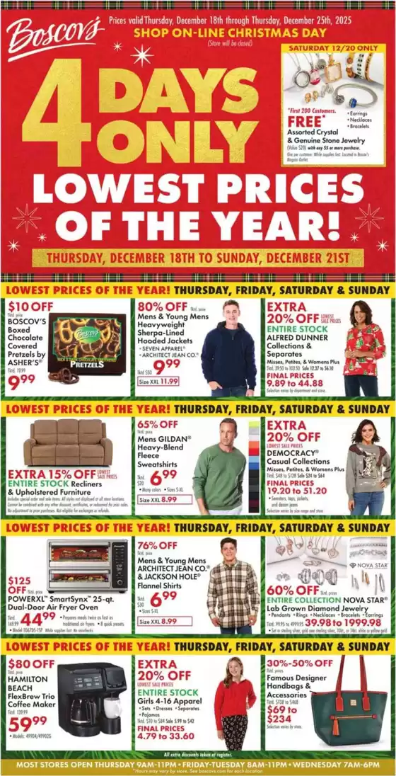 Boscov's catalogue in Chelsea MA | Great offer for bargain hunters | 2025-12-18T00:00:00.000Z - 2025-12-25T00:00:00.000Z