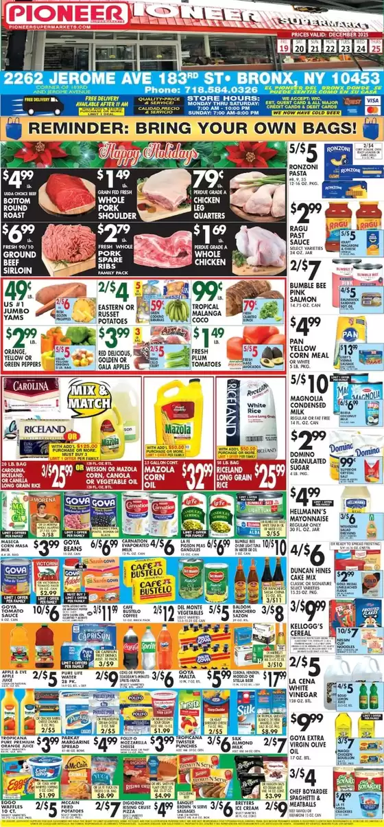 Pioneer Supermarkets catalogue in Flowood MS | Great offer for all customers | 2025-12-19T00:00:00.000Z - 2025-12-25T00:00:00.000Z