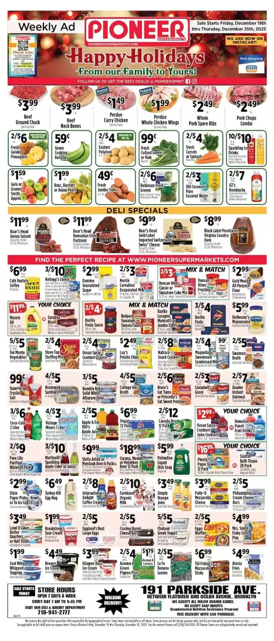 Pioneer Supermarkets catalogue in Shorewood Hills WI | Attractive special offers for everyone | 2025-12-19T00:00:00.000Z - 2025-12-25T00:00:00.000Z