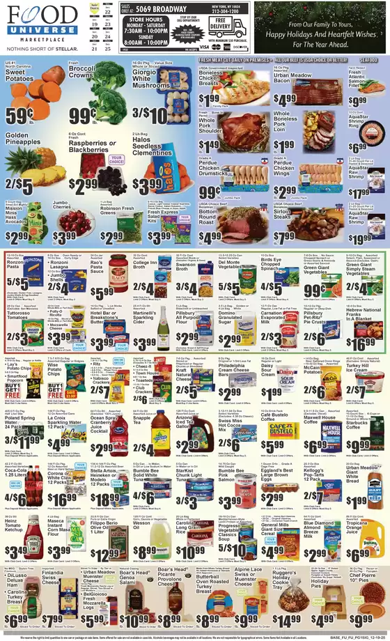 Food Universe catalogue in Pelham NY | Current special promotions | 2025-12-19T00:00:00.000Z - 2025-12-25T00:00:00.000Z