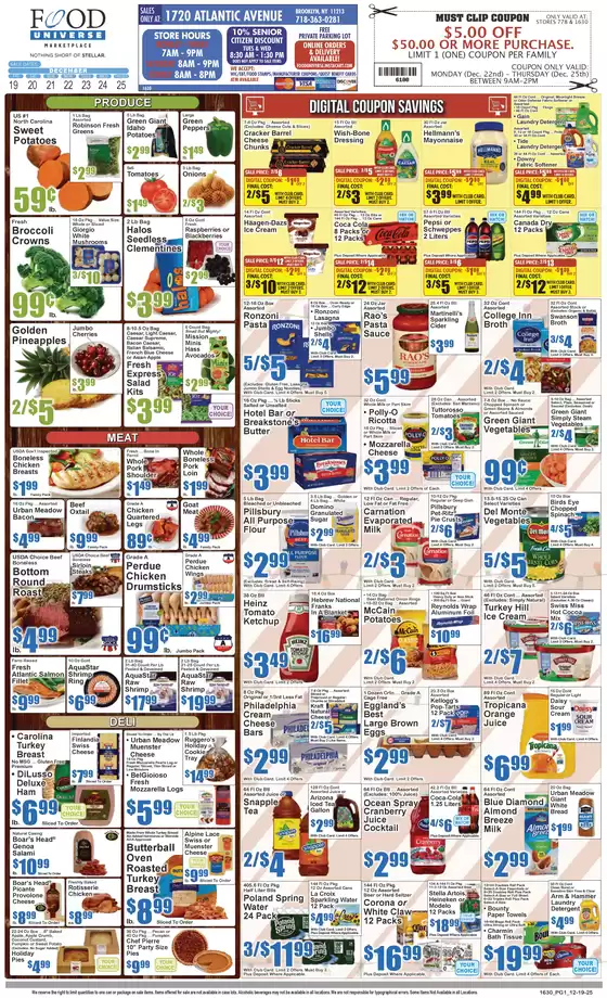Food Universe catalogue in Breezy Point NY | Discover attractive offers | 2025-12-22T00:00:00.000Z - 2025-12-25T00:00:00.000Z