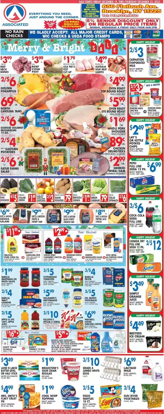 Associated catalogue in Fresh Meadows NY | Current special promotions | 2025-12-19T00:00:00.000Z - 2025-12-25T00:00:00.000Z