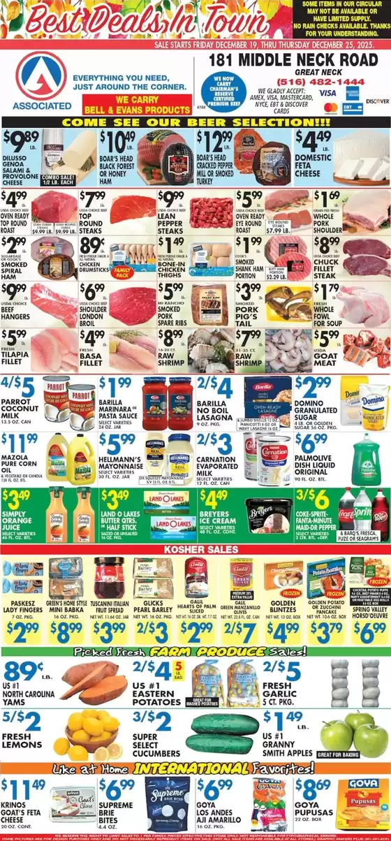 Associated catalogue in Fresh Meadows NY | New offers to discover | 2025-12-19T00:00:00.000Z - 2025-12-25T00:00:00.000Z