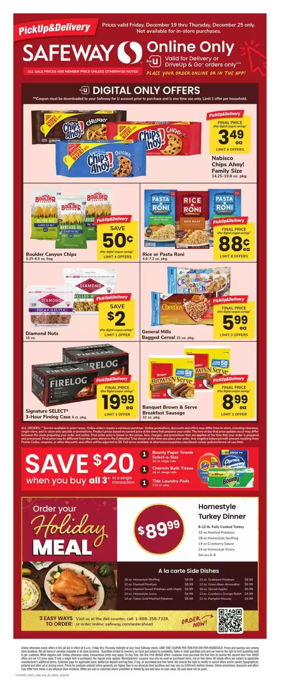 Safeway catalogue in Albany GA | Safeway - Eastern - SP | 2025-12-19T00:00:00.000Z - 2025-12-25T00:00:00.000Z