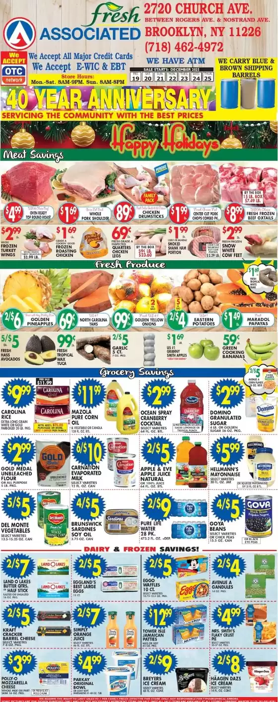 Associated catalogue in Fresh Meadows NY | Top deals for all customers | 2025-12-19T00:00:00.000Z - 2025-12-25T00:00:00.000Z