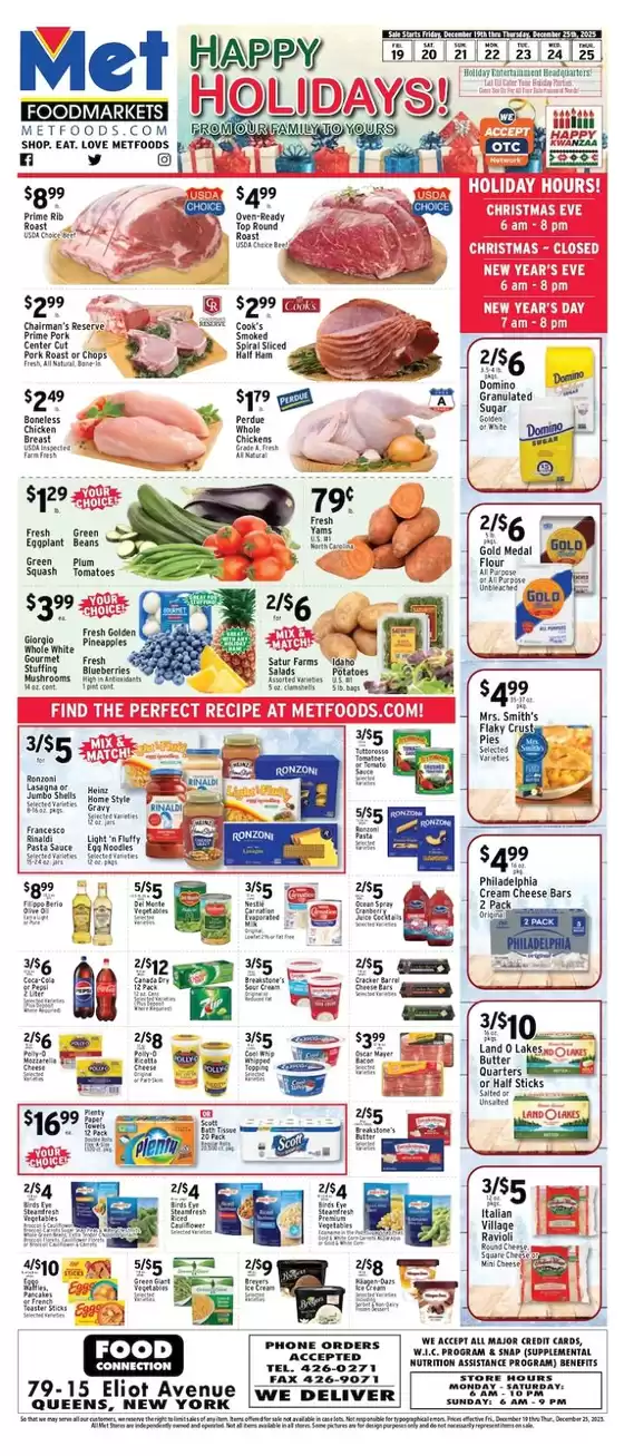 Met Foodmarkets catalogue in Boone NC | Top offers for all bargain hunters | 2025-12-19T00:00:00.000Z - 2025-12-25T00:00:00.000Z
