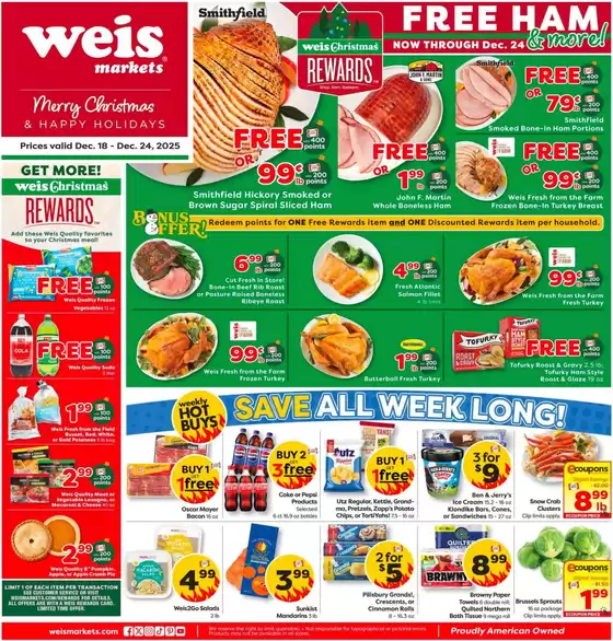Weis Markets catalogue in Sebastopol CA | Great discounts on selected products | 2025-12-18T00:00:00.000Z - 2025-12-24T00:00:00.000Z