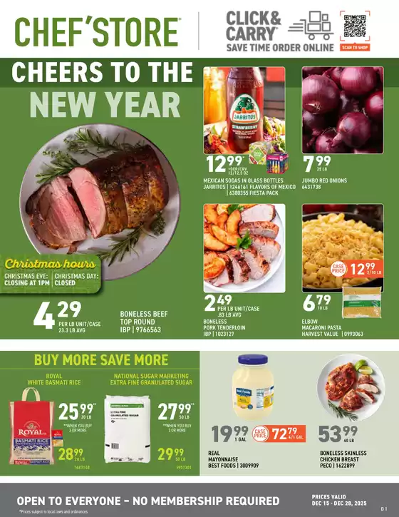 Chef'Store catalogue in Crosby TX | Current deals and offers | 2025-12-20T00:00:00.000Z - 2026-01-03T00:00:00.000Z