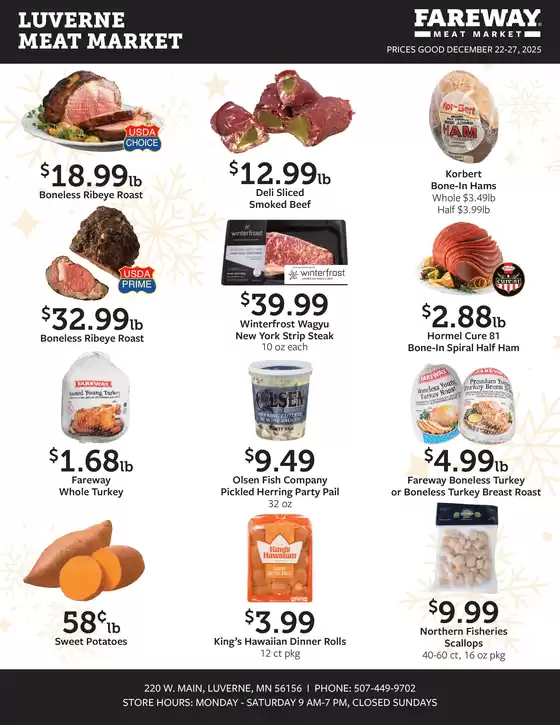 Fareway catalogue in Tempe AZ | Special offers for you | 2025-12-22T00:00:00.000Z - 2025-12-27T00:00:00.000Z