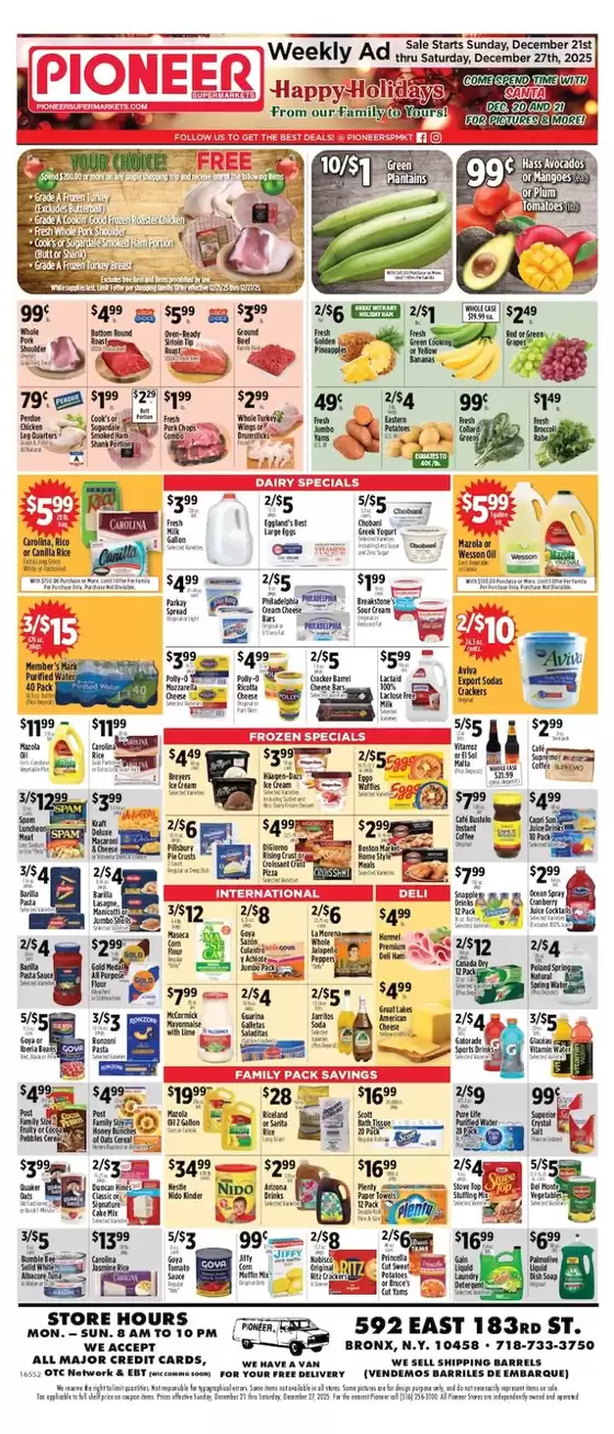 Pioneer Supermarkets catalogue in Camden DE | Discover attractive offers | 2025-12-21T00:00:00.000Z - 2025-12-27T00:00:00.000Z