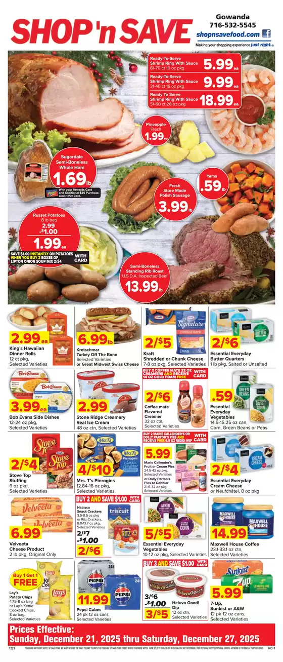 Shop 'n Save catalogue in Union City CA | Our best bargains | 2025-12-21T00:00:00.000Z - 2025-12-27T00:00:00.000Z