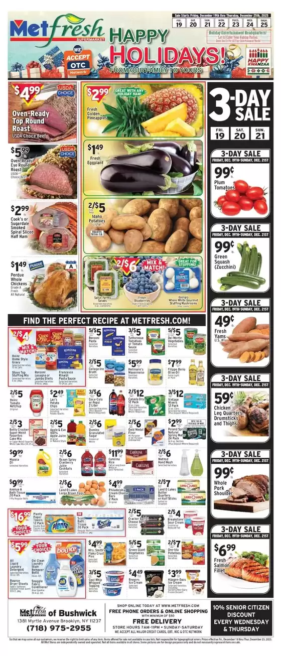 Met Foodmarkets catalogue in Loomis CA | Great offer for all customers | 2025-12-21T00:00:00.000Z - 2025-12-27T00:00:00.000Z