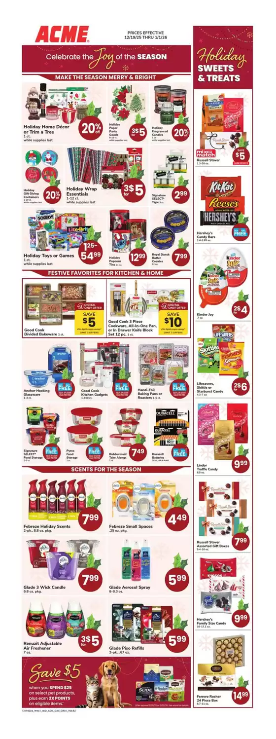 ACME catalogue in Kilmarnock VA | Acme Markets - GMI | 2025-12-19T00:00:00.000Z - 2026-01-01T00:00:00.000Z