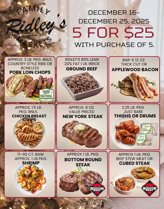 Ridley's Family Markets catalogue in Lake Charles LA | Ridley's Family Markets weekly ad | 2025-12-16T00:00:00.000Z - 2025-12-25T00:00:00.000Z