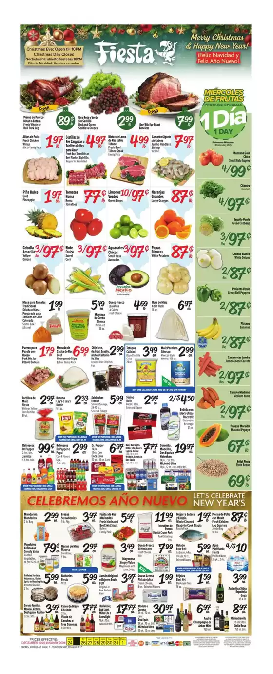 Fiesta Mart catalogue in Newark DE | Weekly Ad | 2025-12-24T00:00:00.000Z - 2026-01-01T00:00:00.000Z