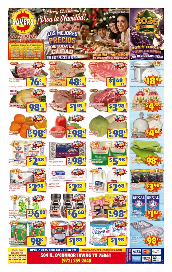 Savers Cost Plus catalogue in Arlington TX | Savers Cost Plus Weekly ad | 2025-12-24T00:00:00.000Z - 2025-12-30T00:00:00.000Z