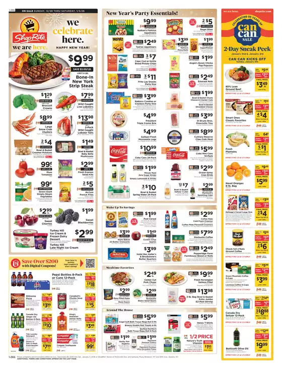 ShopRite catalogue in Staten Island NY | Offers for bargain hunters | 2025-12-23T00:00:00.000Z - 2026-01-03T00:00:00.000Z